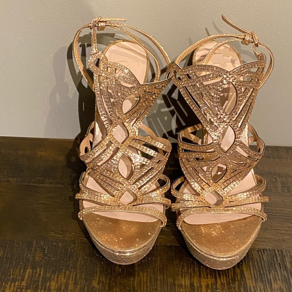Glitter heels Size 9